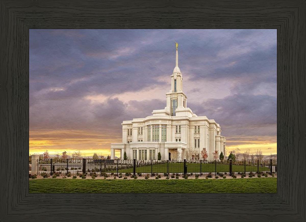 Payson Temple Storm Breaks