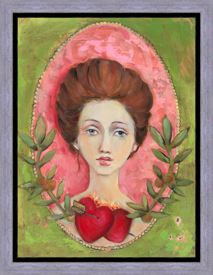 Two Hearts One Arrow Gallery Wrap