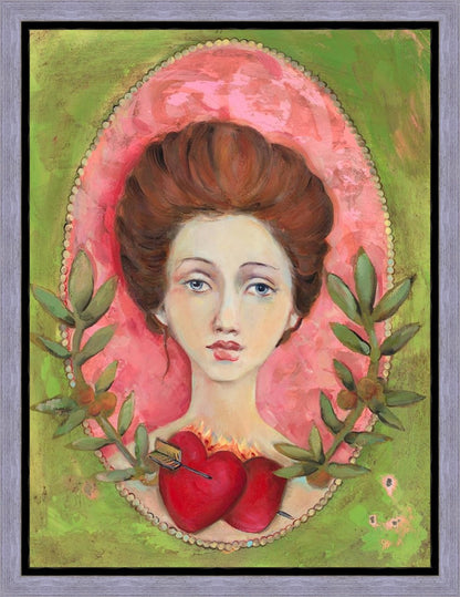 Two Hearts One Arrow Gallery Wrap