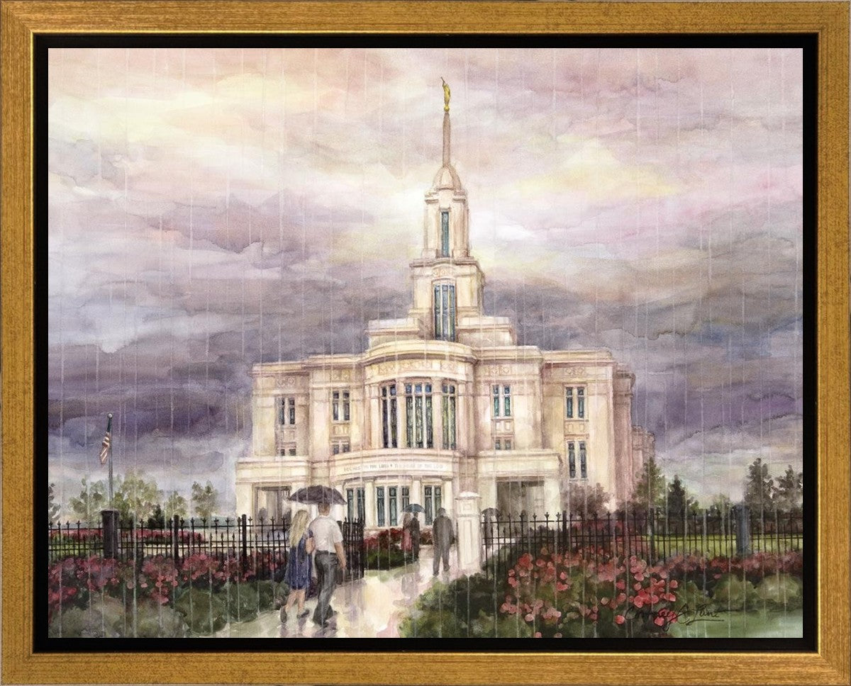 Refuge From The Storm - Payson Temple