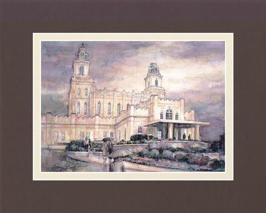 Refuge From The Storm - Manti Temple