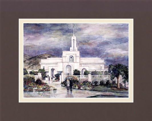 Refuge From The Storm - Mt Timpanogos Temple