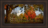 Nauvoo Farm With Red Leaves