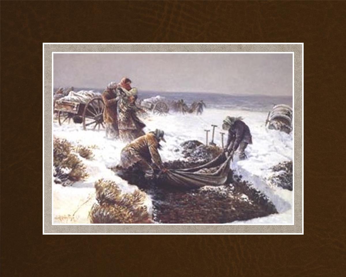 Martin Handcart Burial