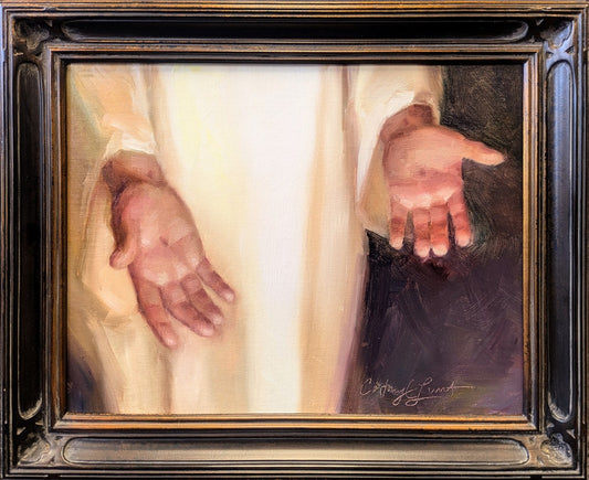 Behold His Hands Original Artwork