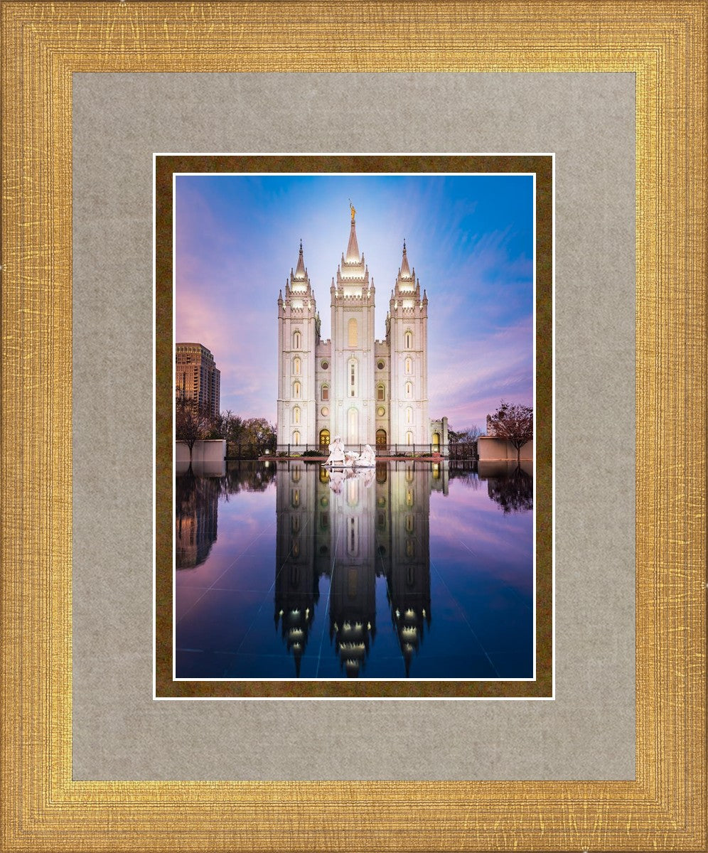 Salt Lake Temple All is Still