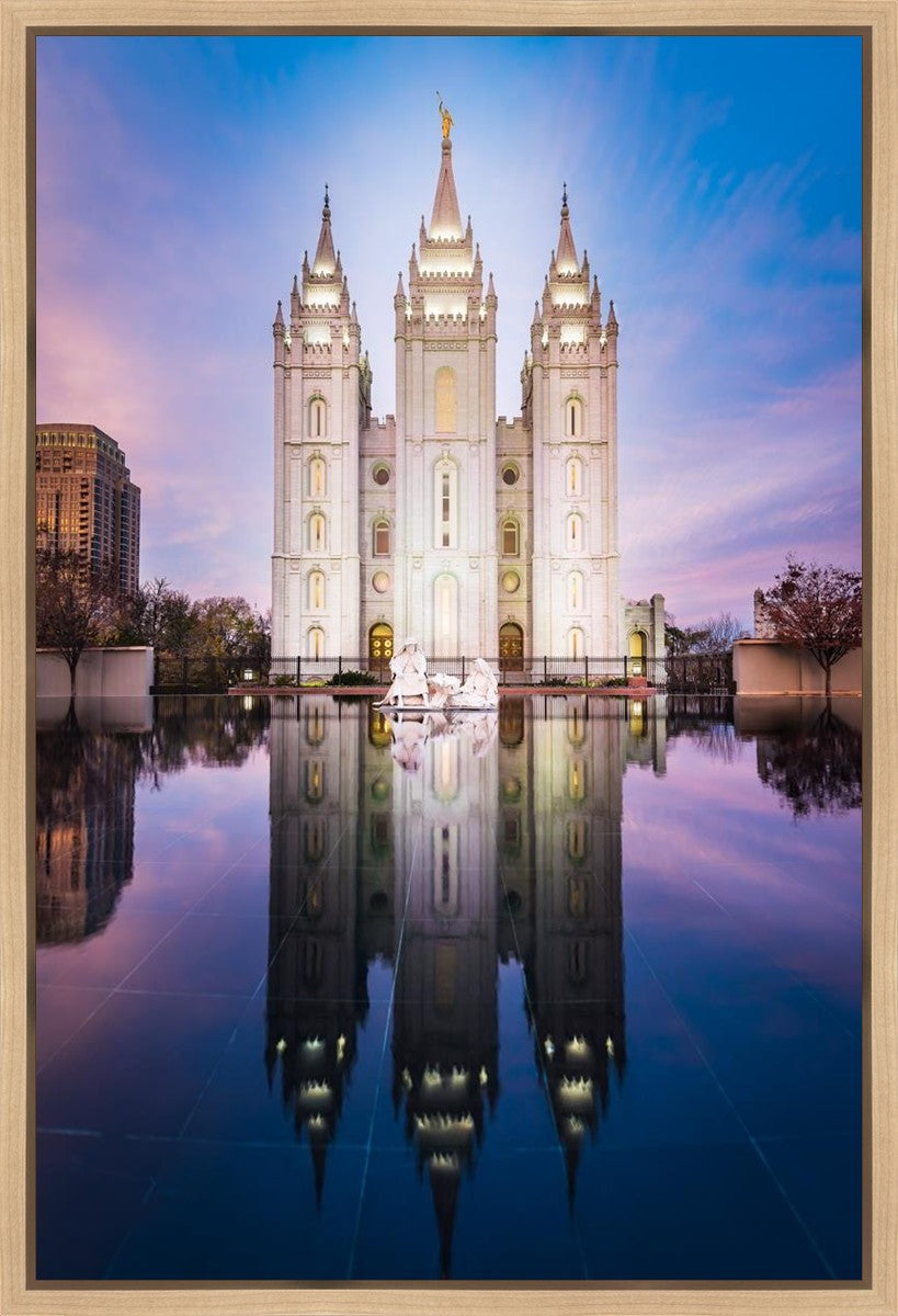 Salt Lake Temple All is Still