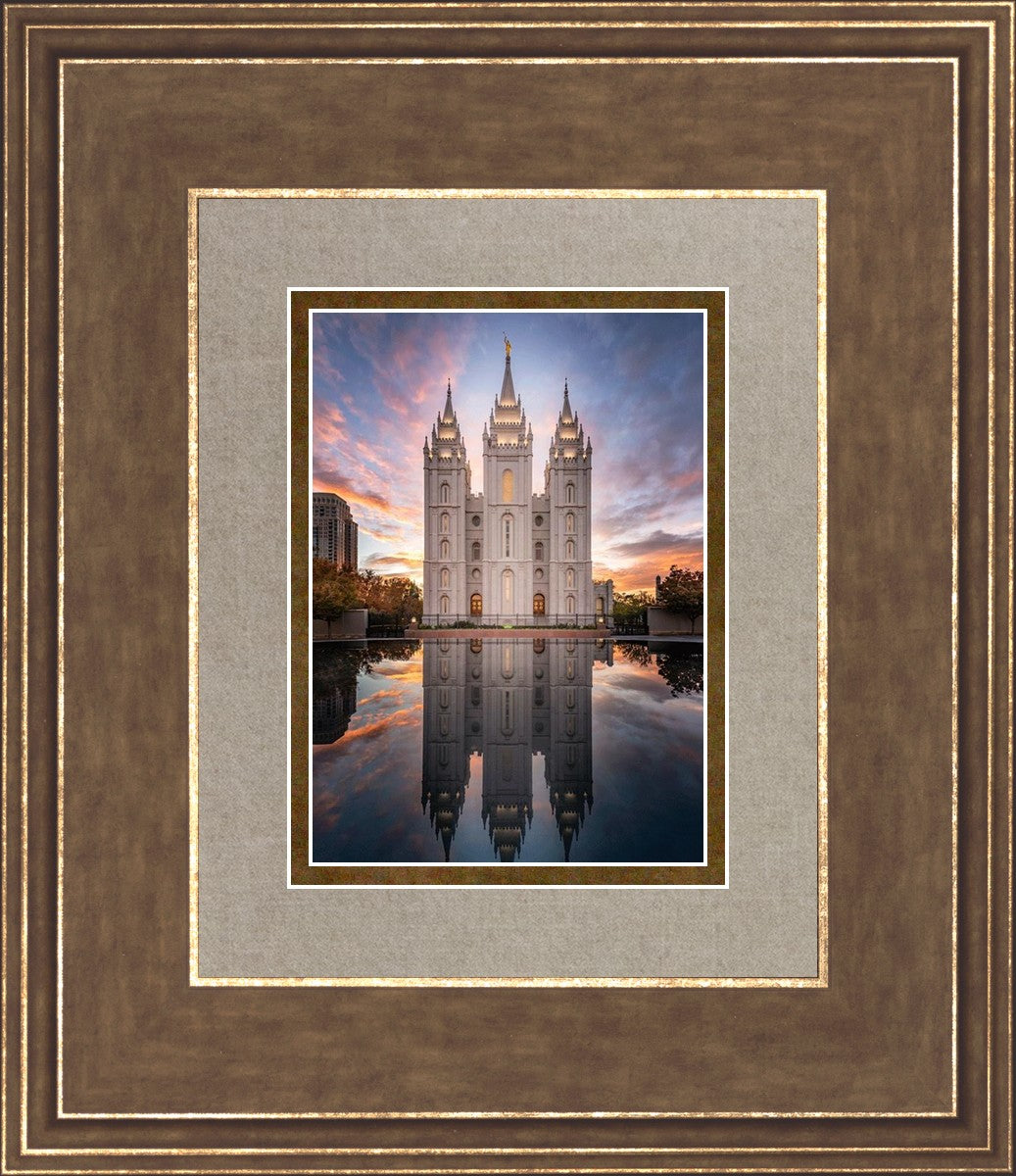 Salt Lake Reflection Of Eternity