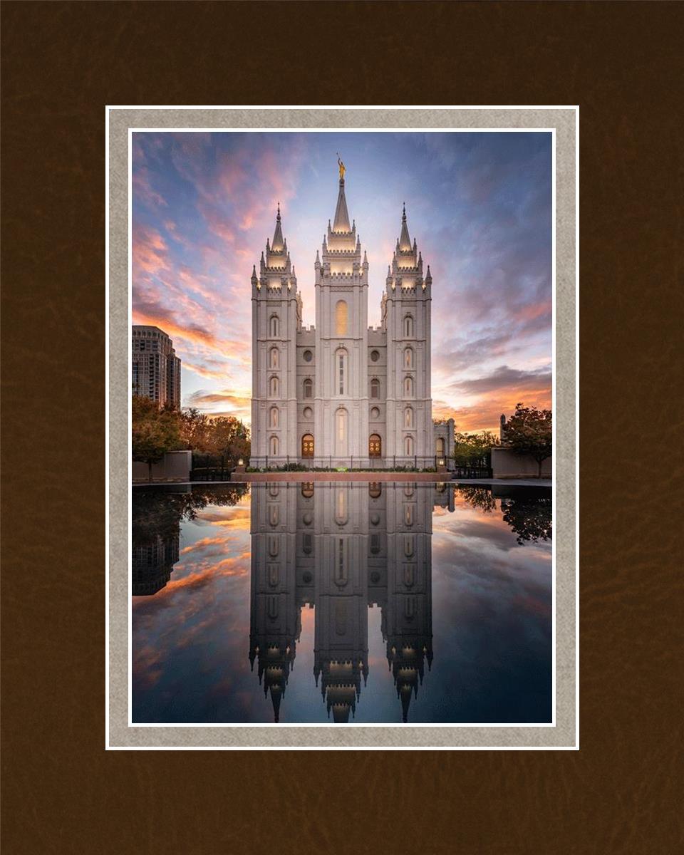 Salt Lake Reflection Of Eternity