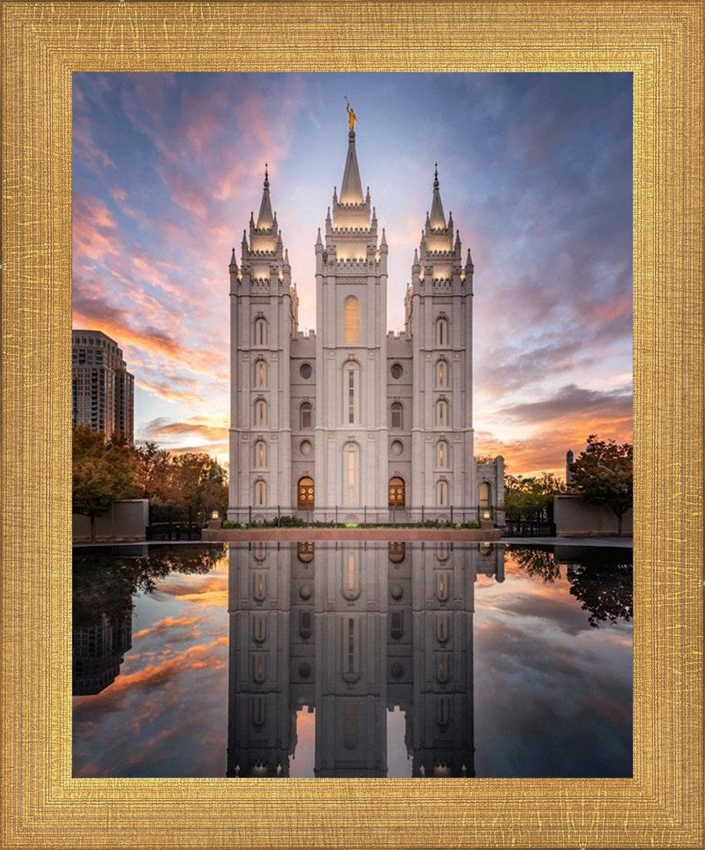 Salt Lake Reflection Of Eternity