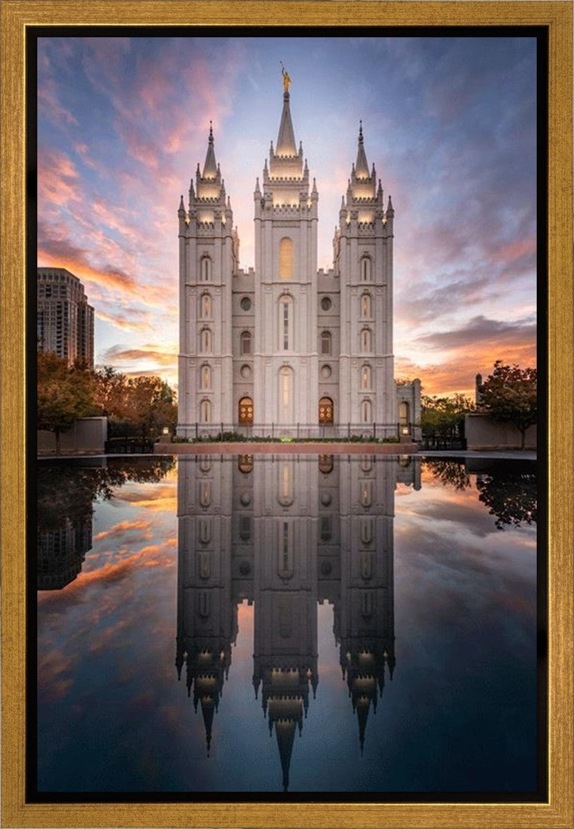 Salt Lake Reflection Of Eternity