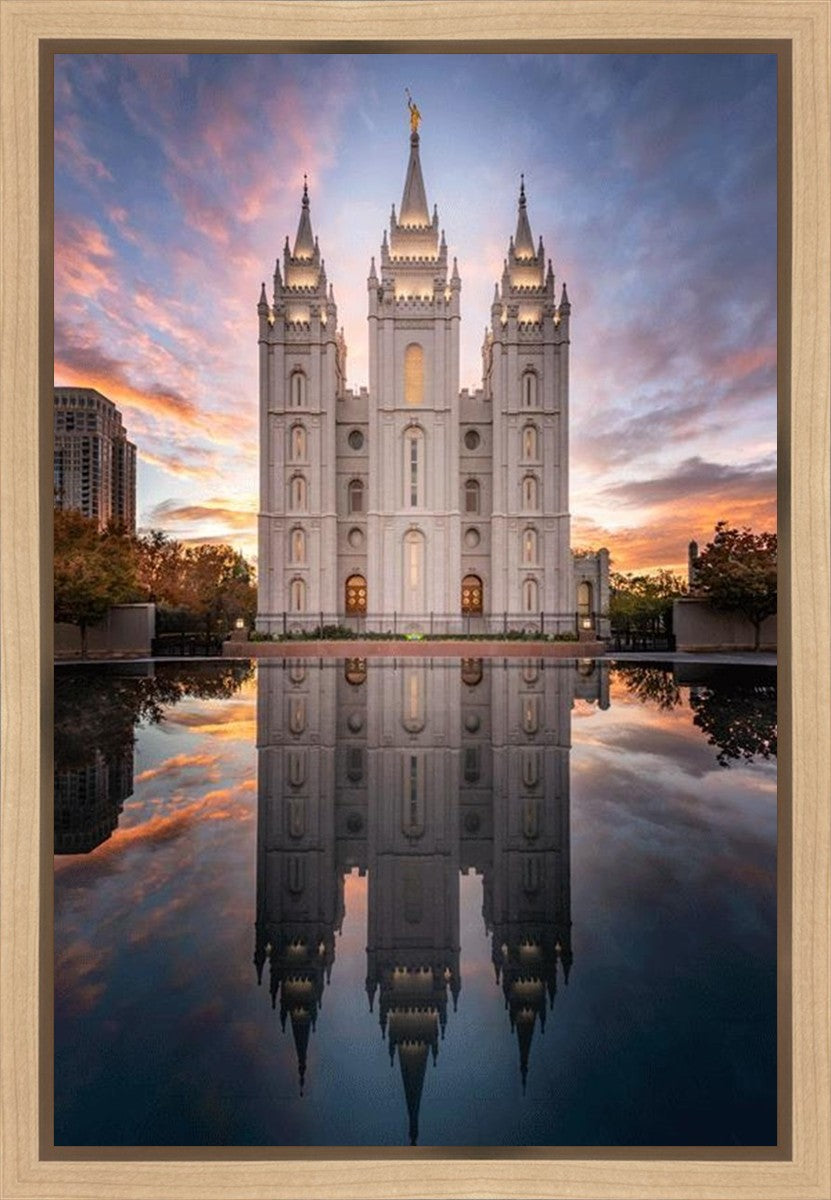 Salt Lake Reflection Of Eternity