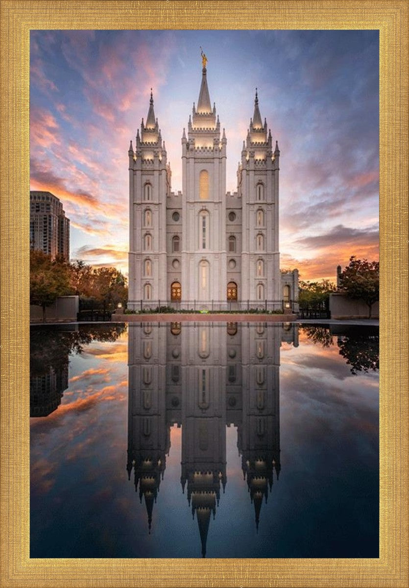 Salt Lake Reflection Of Eternity