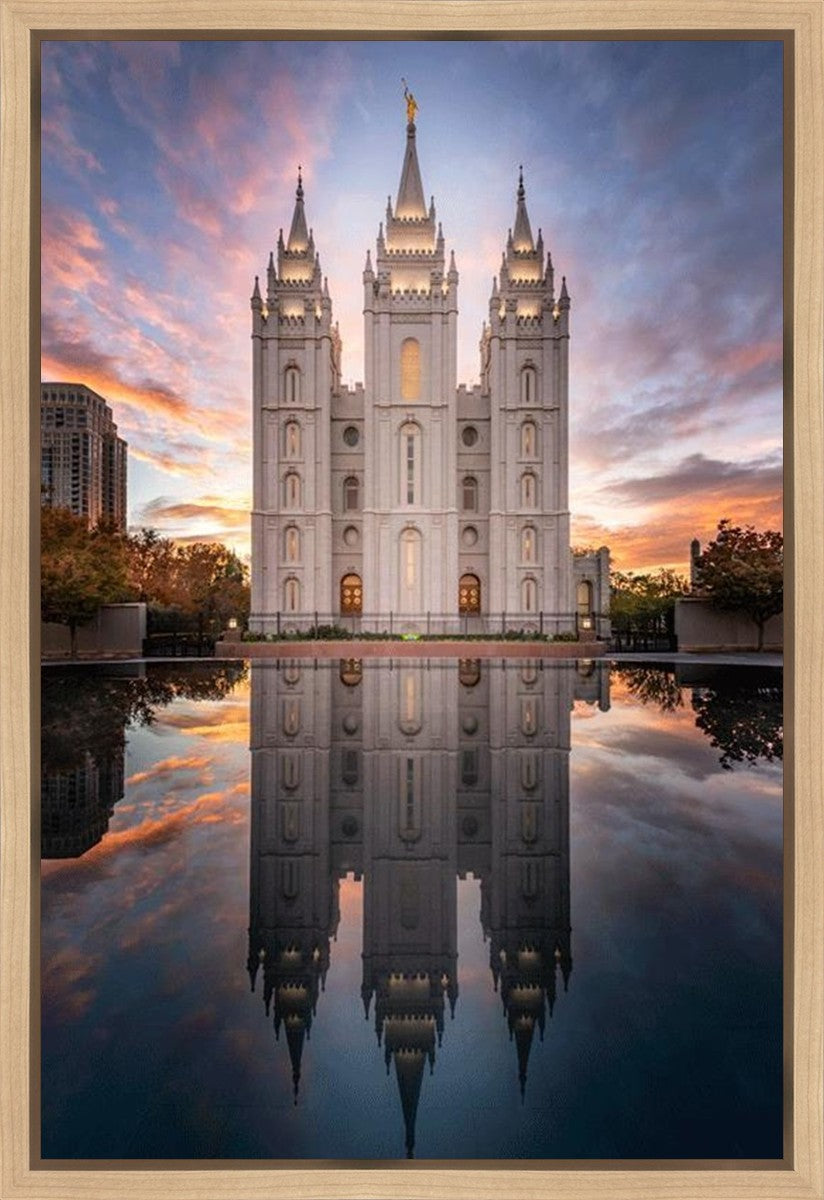 Salt Lake Reflection Of Eternity