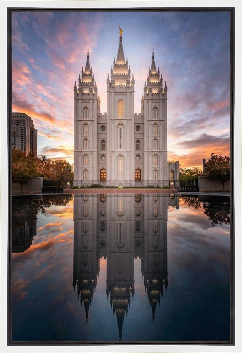 Salt Lake Reflection Of Eternity