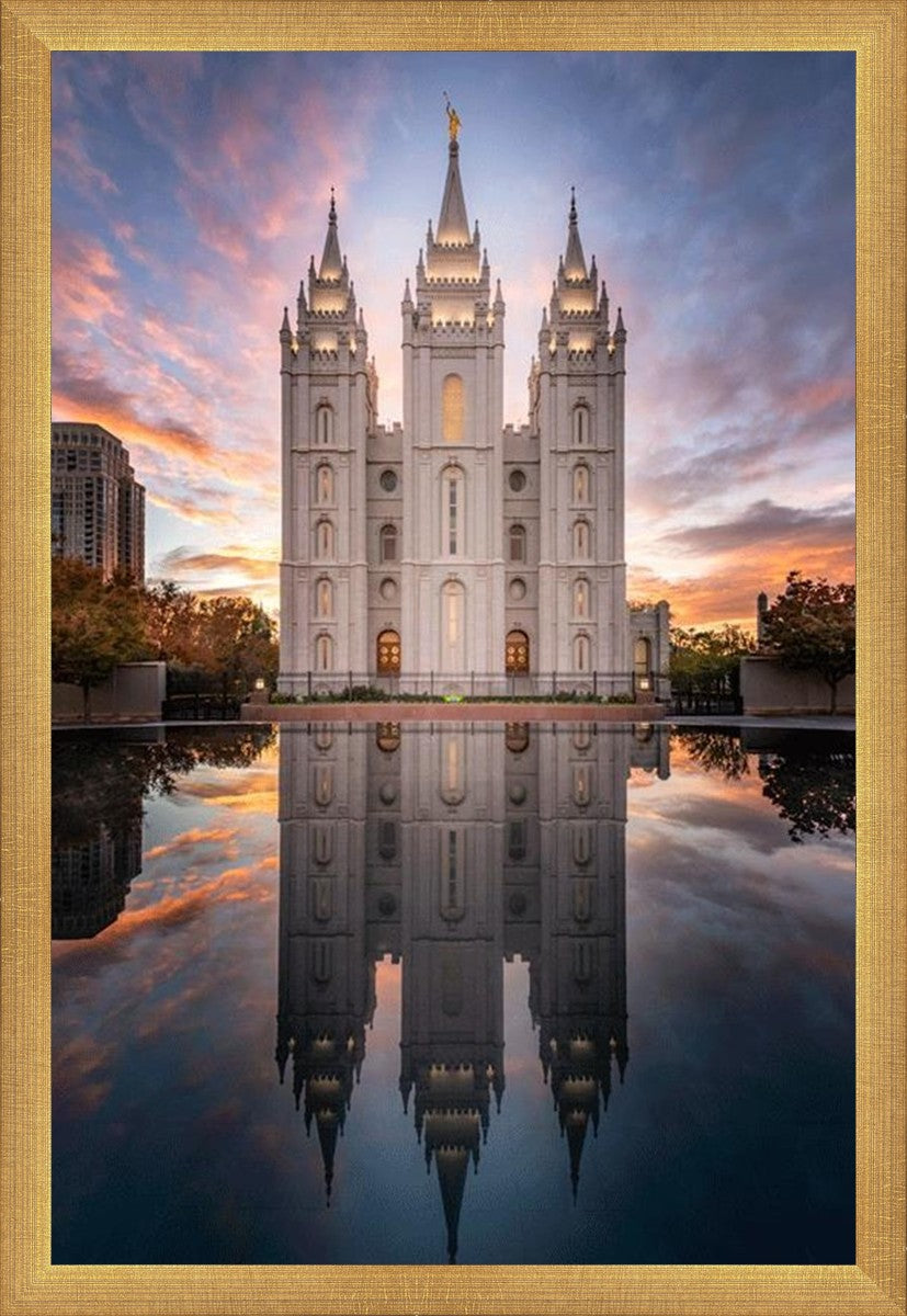 Salt Lake Reflection Of Eternity