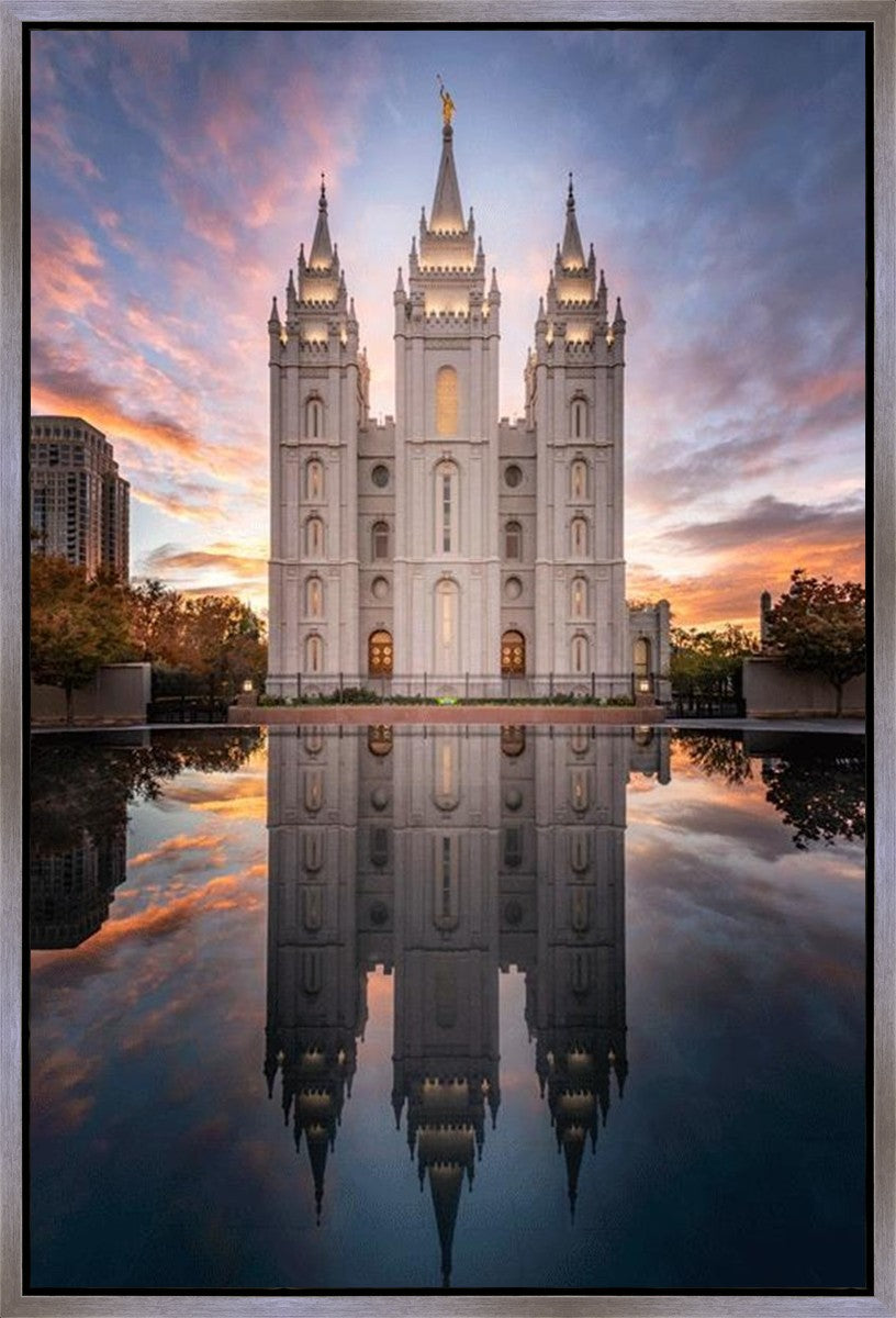 Salt Lake Reflection Of Eternity