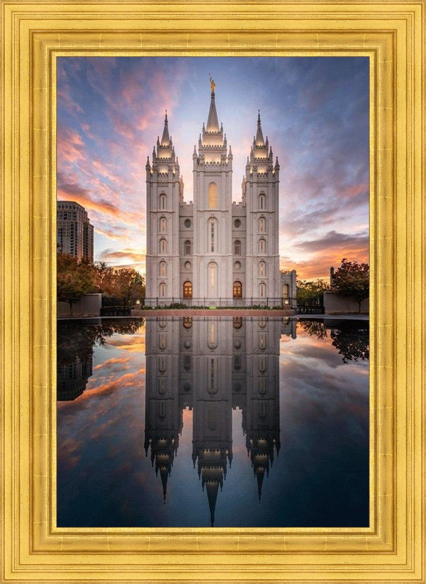 Salt Lake Reflection Of Eternity