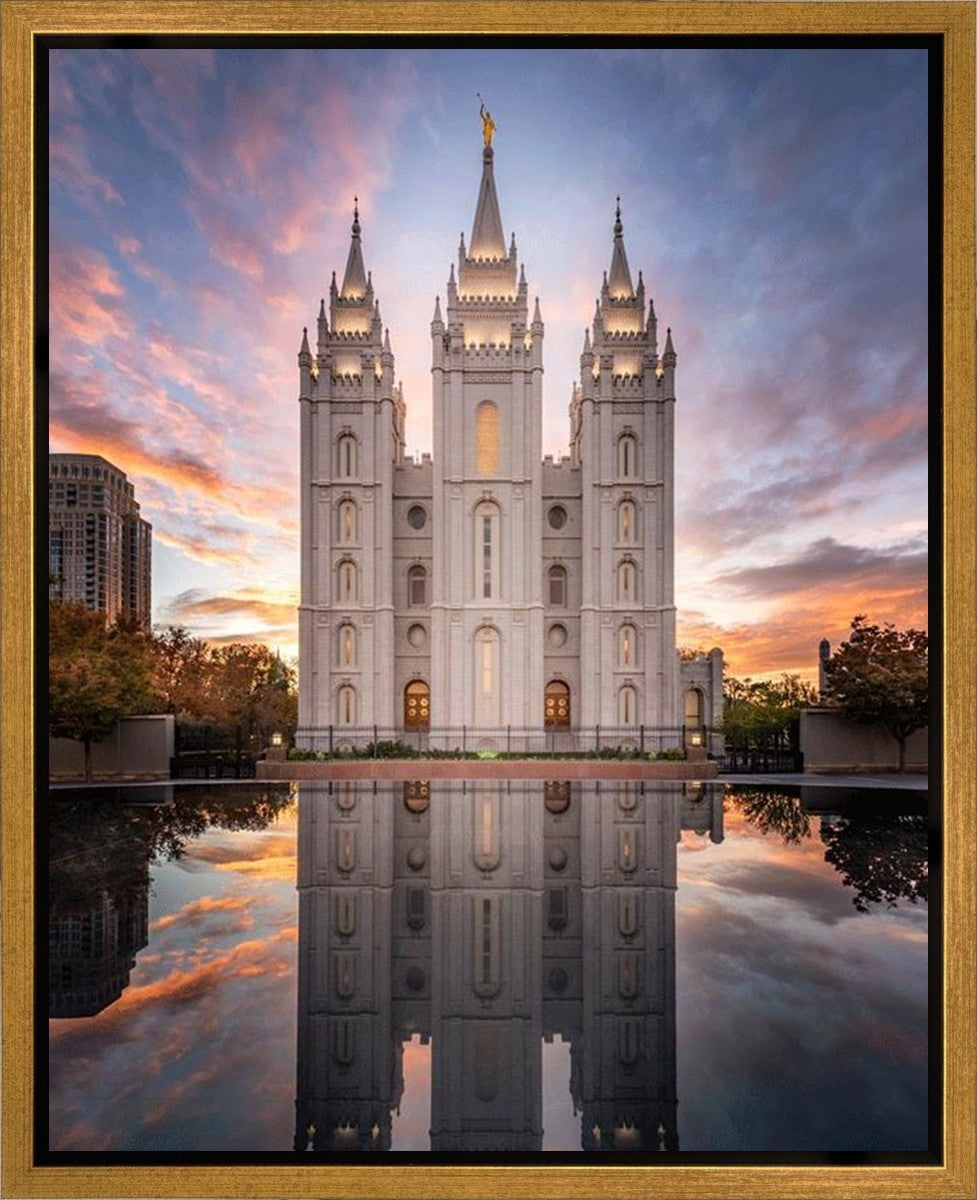 Salt Lake Reflection Of Eternity