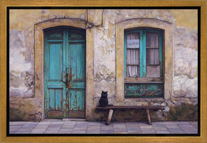Black Cat Gallery Wrap