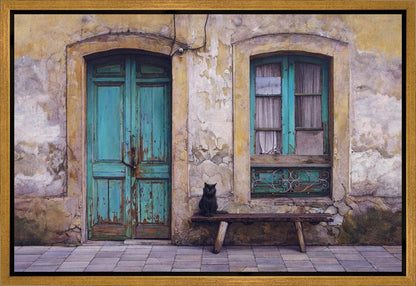 Black Cat Gallery Wrap