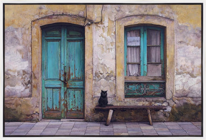 Black Cat Gallery Wrap