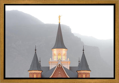 Provo City Center Morning Fog Gallery Wrap