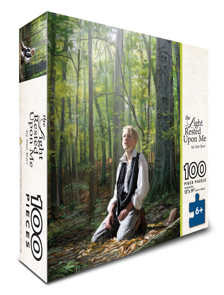 The Light Rested Upon Me Puzzle by Dan Burr 100 Pieces 13 X by