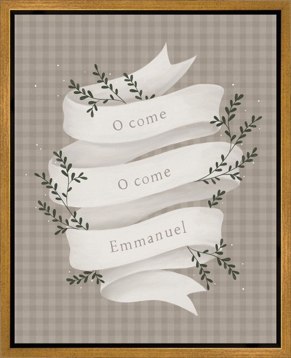 O Come Emmanuel Tan Gallery Wrap