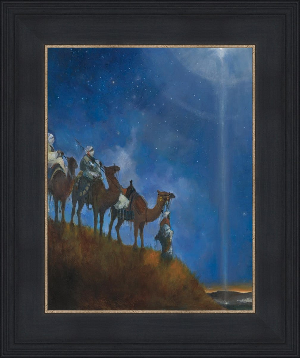 Weihnachtskarte 'A Child Is Born Three Wise Men' – 3D Lentikular/Holografisch, Aus Großbritannien