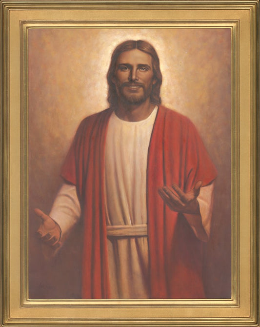 Jesus With Red Robe Images & Pictures of Jesus Christ | LDS Art & Paintings of Christ ...