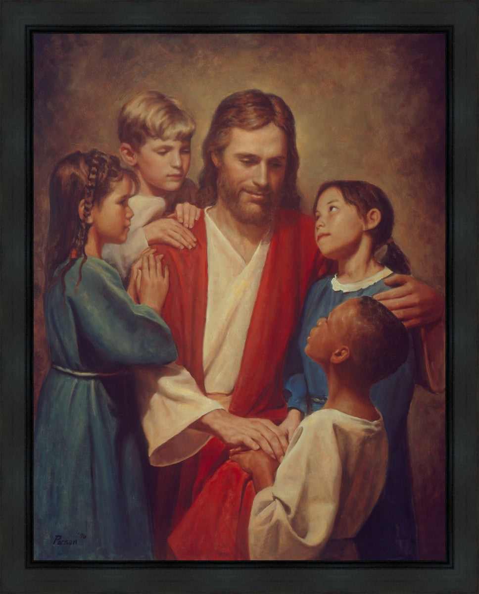 Christ And Children From Around The World