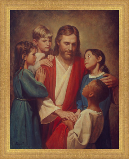 Christ And Children From Around The World