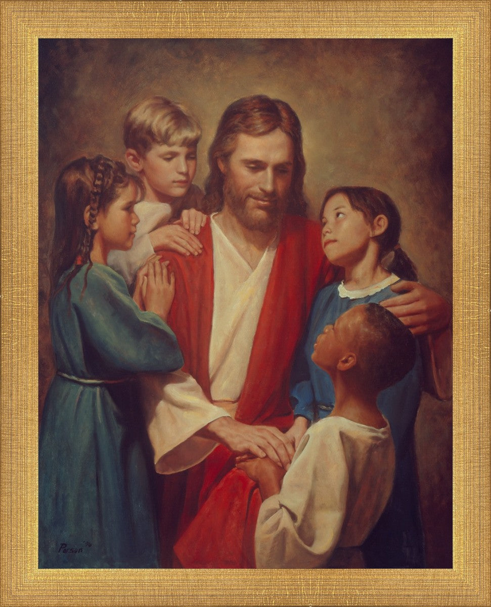 Christ And Children From Around The World