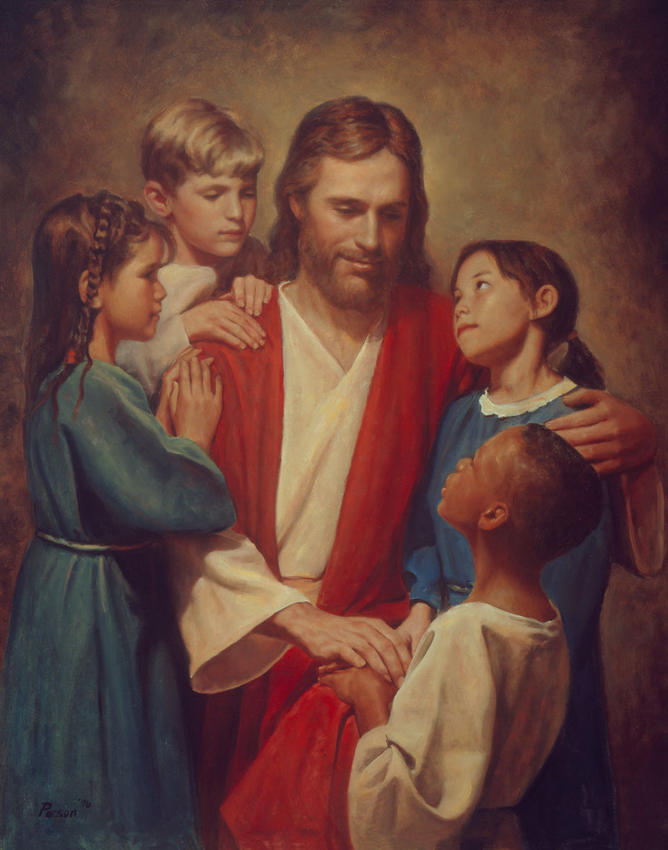 Christ And Children From Around The World