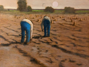 Reaping in The Fields Original Artwork