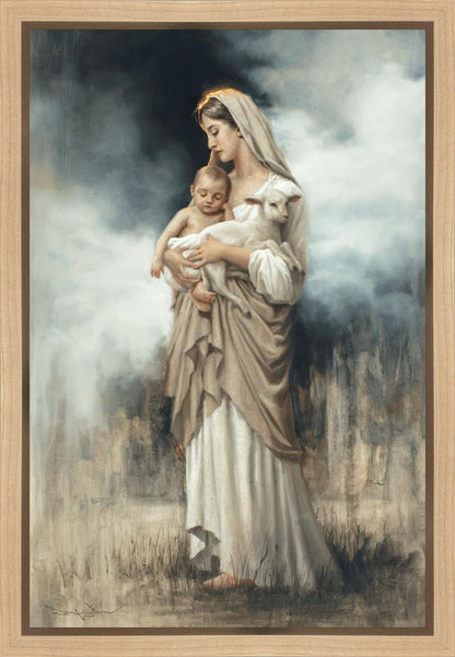Nurturing With The Lamb Gallery Wrap