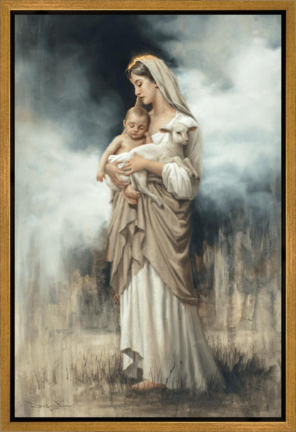 Nurturing With The Lamb Gallery Wrap