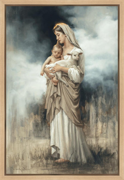 Nurturing With The Lamb Gallery Wrap