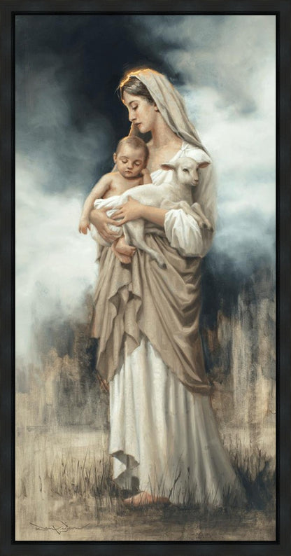 Nurturing With The Lamb Gallery Wrap