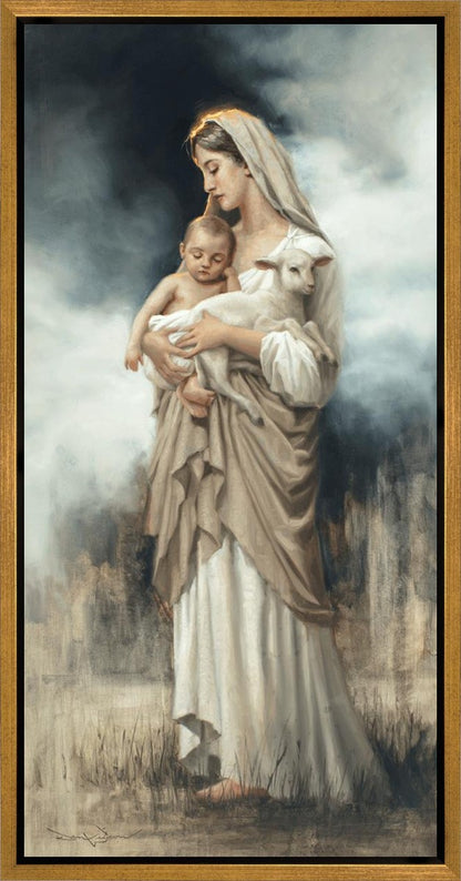 Nurturing With The Lamb Gallery Wrap