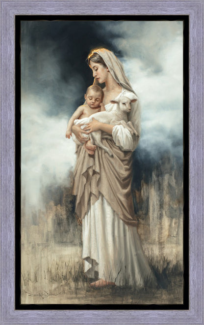 Nurturing With The Lamb Gallery Wrap