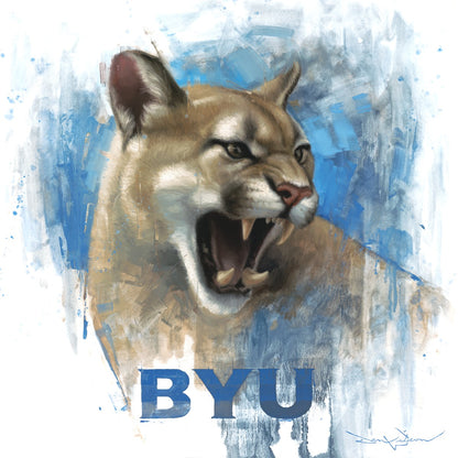 Go Cougs Large Wall Art