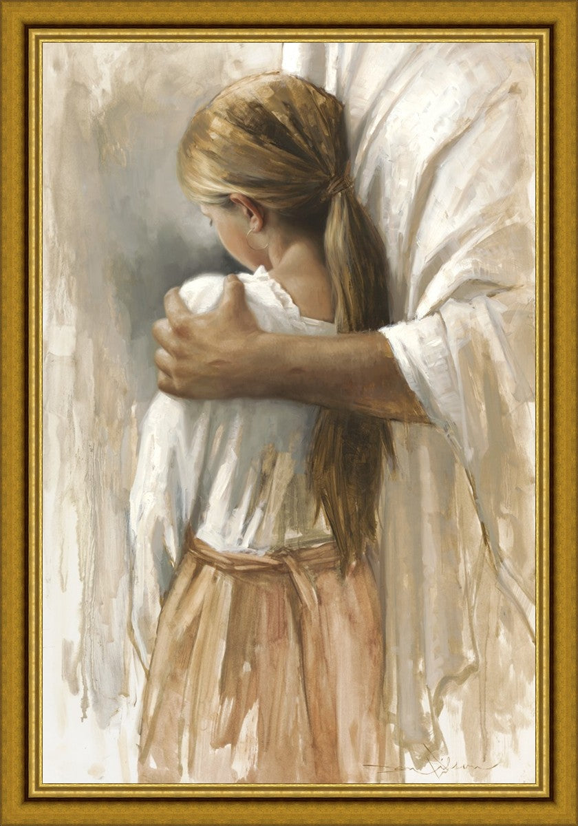 Embraced By His Love Large Wall Art