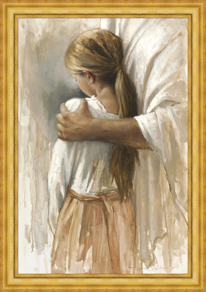Embraced By His Love Large Wall Art