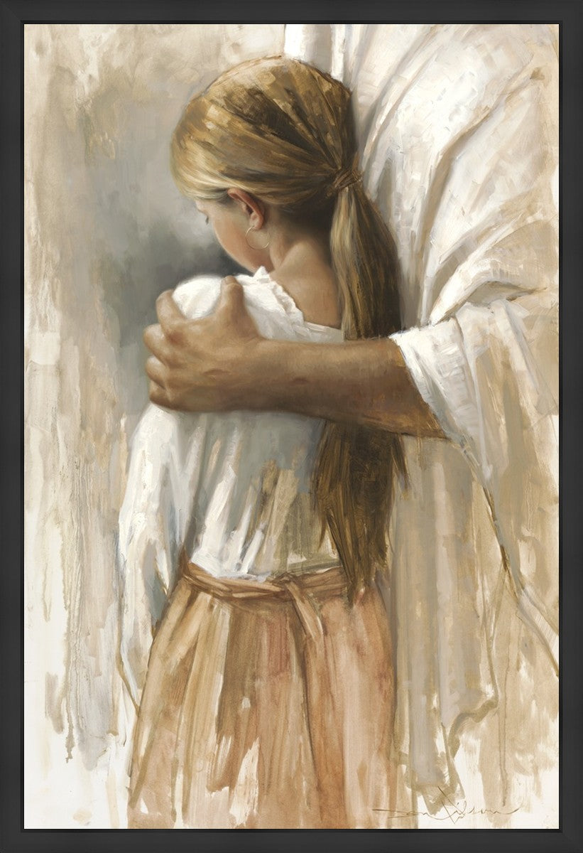 Embraced By His Love Large Wall Art