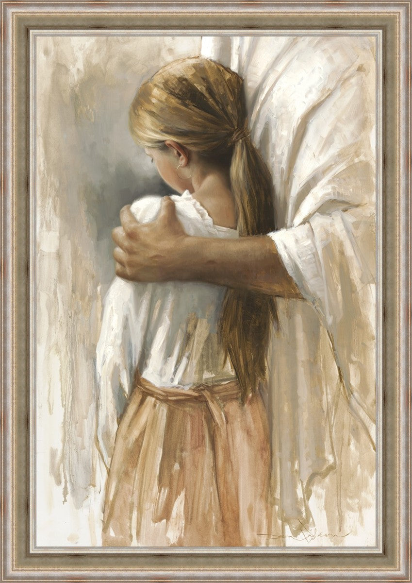 Embraced By His Love Large Wall Art