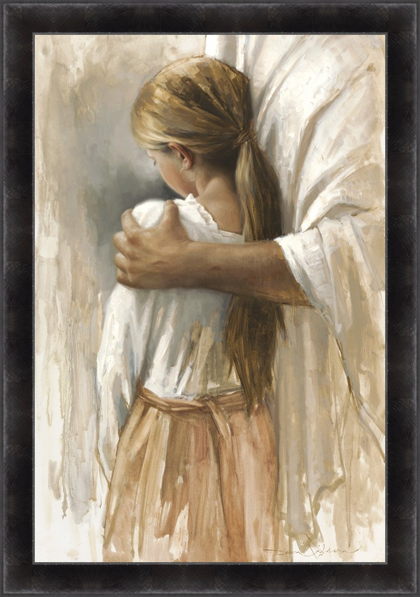 Embraced By His Love Large Wall Art