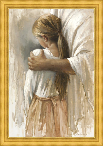 Embraced By His Love Large Wall Art