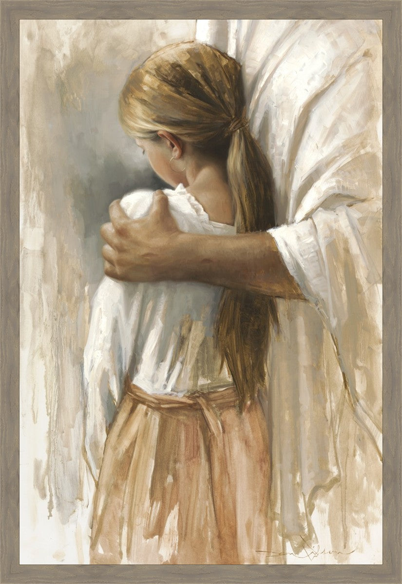Embraced By His Love Large Wall Art